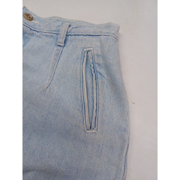 Vintage Dockers Skirt Denim Sz 12 Made in USA Long Light Blue - Picture 4 of 10